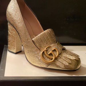 Gucci Shoes Marmont Gold